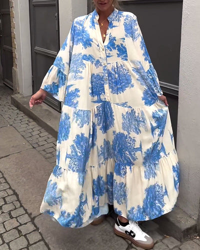 Njut | Lång och flödande klänning