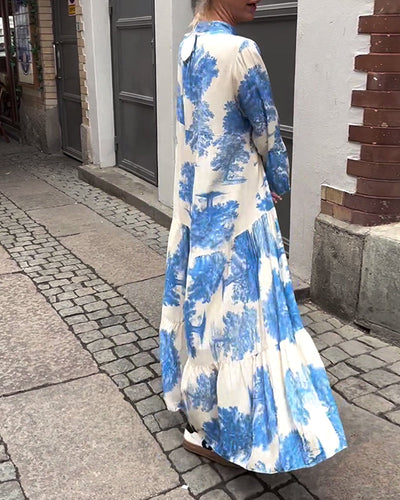 Njut | Lång och flödande klänning