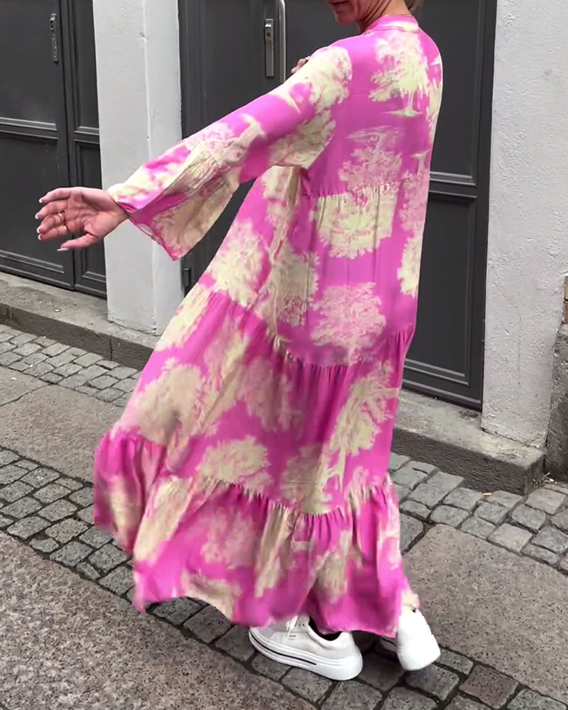 Njut | Lång och flödande klänning